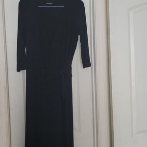 Plunging Wrap dress